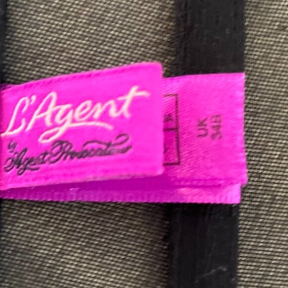 L'Agent By Agent Provocateur Black Rosalyn Basque Push-Up Bustier Sz 34B - Picture 9 of 12